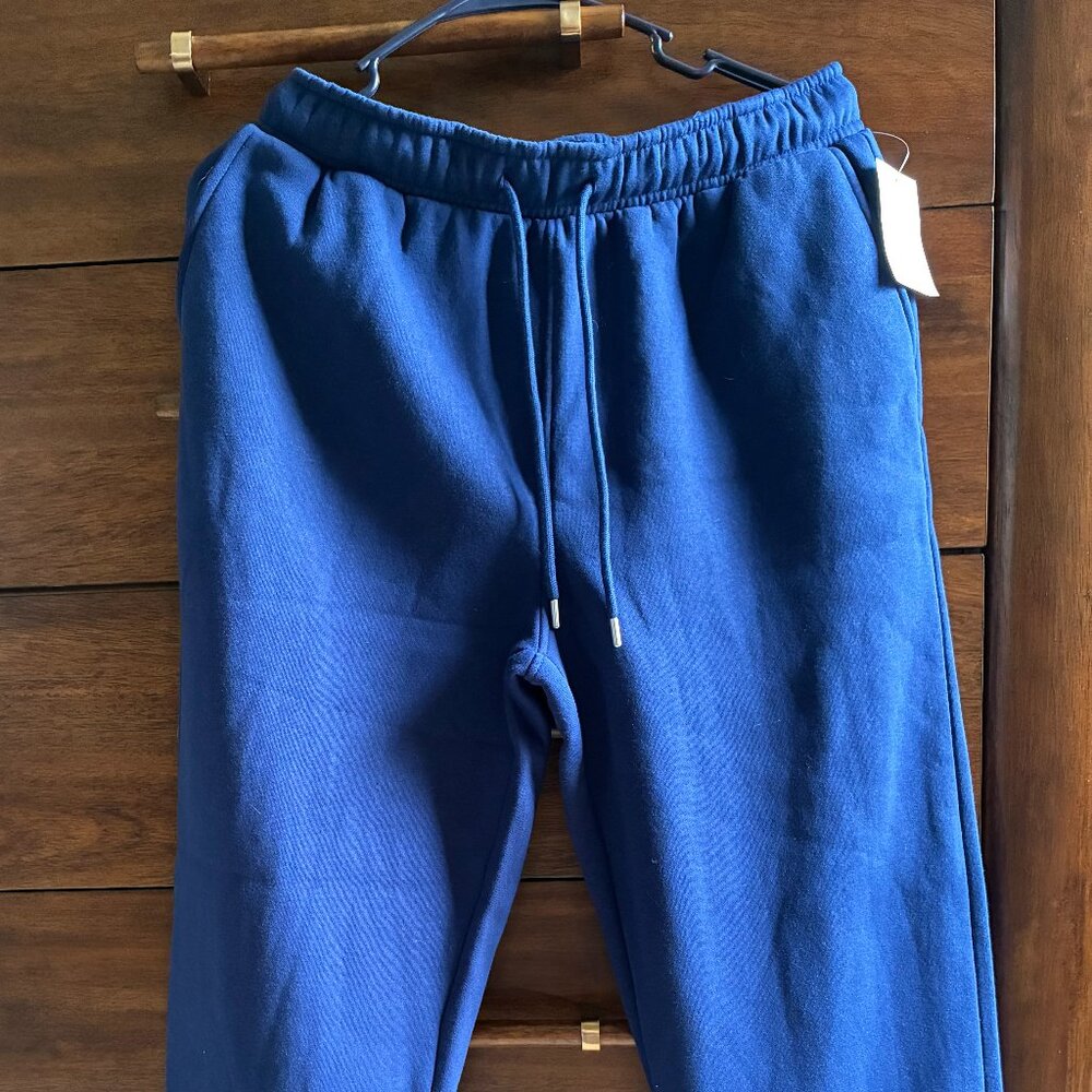 FOREVER21 Navy Athletic Sweatpants: